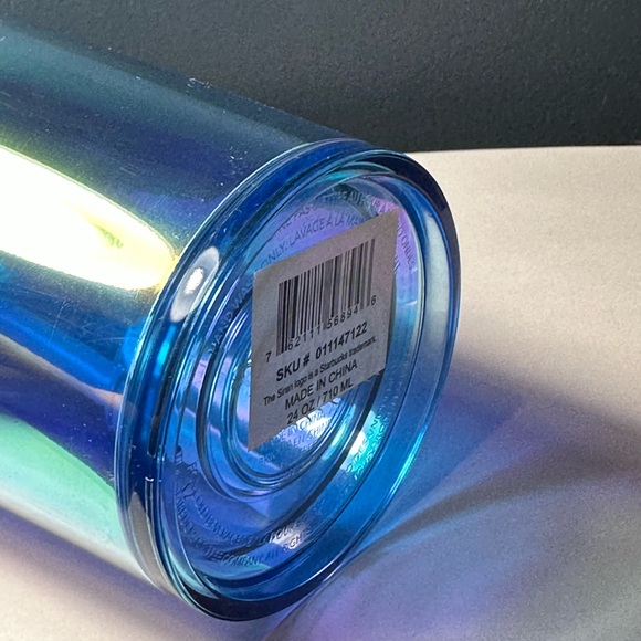 STARBUCKS LIMITED EDITION CUP BLUE WITH SNOW FLAKES NEW - Picture 5 of 6